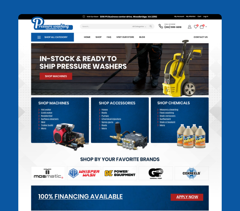 Pressure washing Equipment Plus